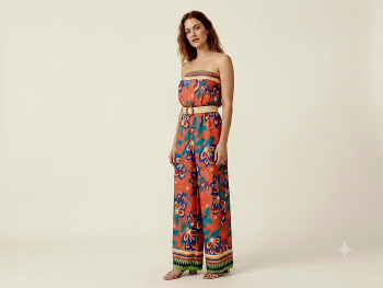 STRAPLESS JUMPSUIT